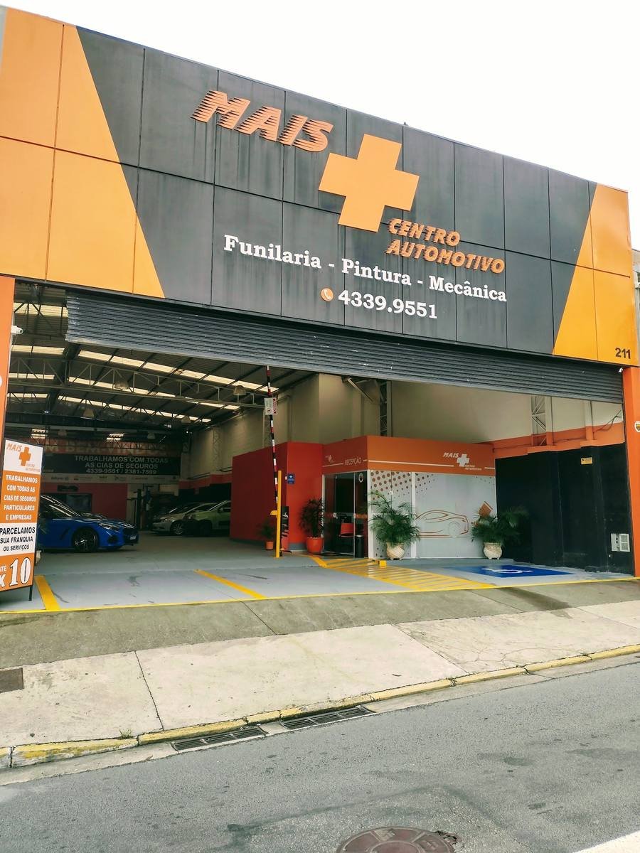 Fachada da Mais Centro Automotivo